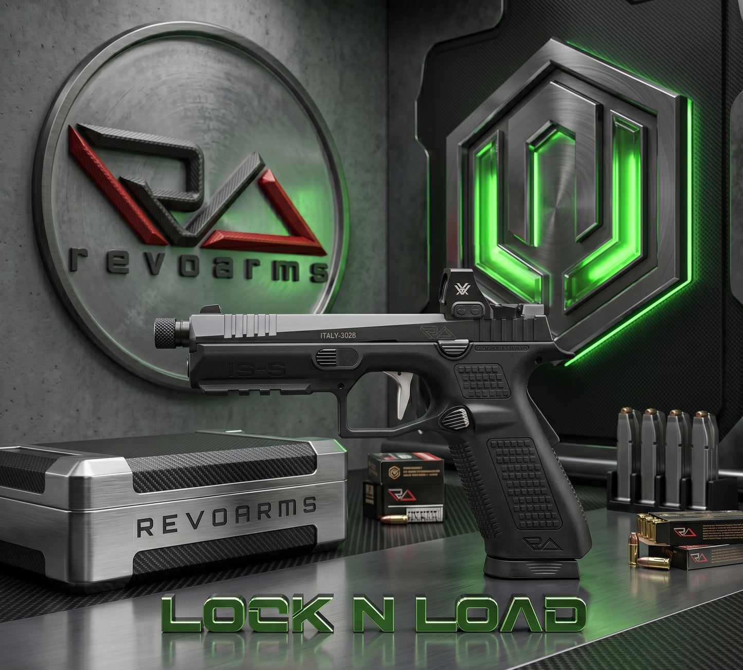 Revo Arms IS9M-B Pistol