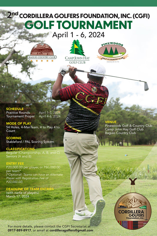 2nd Cordillera Golfers Foundation, Inc. (CGFI) Golf Tournament