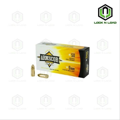 Armscor 9MM FMJ (1 box)