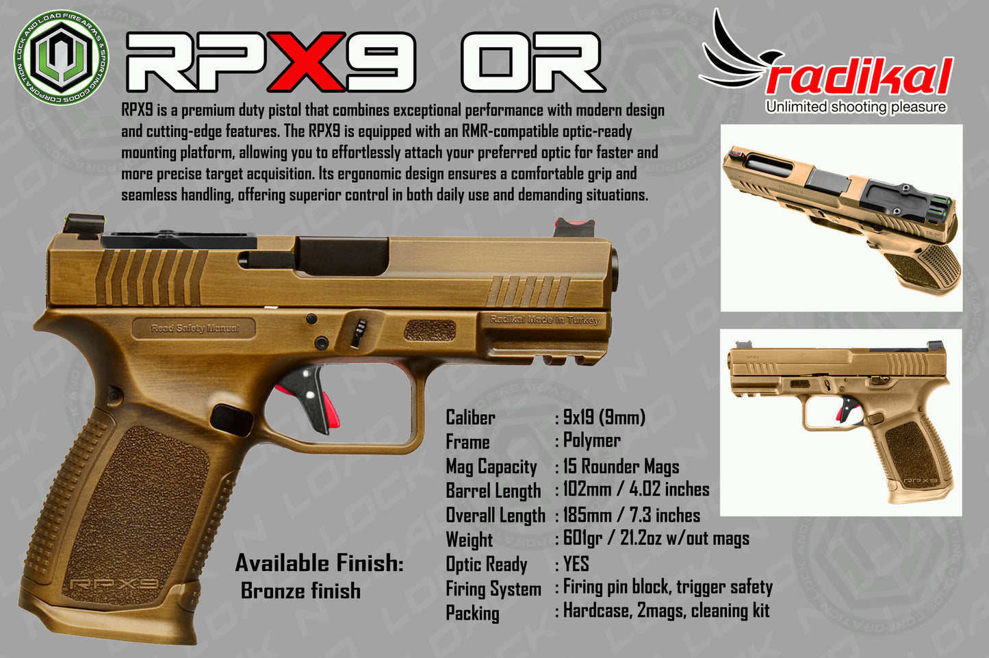 Radikal RPX9 - Bronze