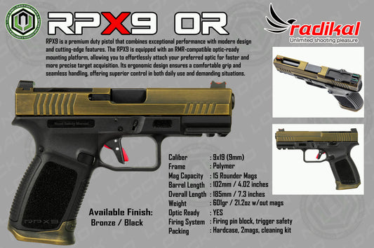 Radikal RPX9 - 2-Tone Black Bronze