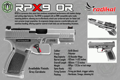 Radikal RPX9 - Grey Cerakote