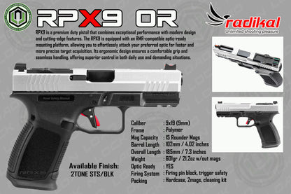 Radikal RPX9 - 2-Tone Black Silver