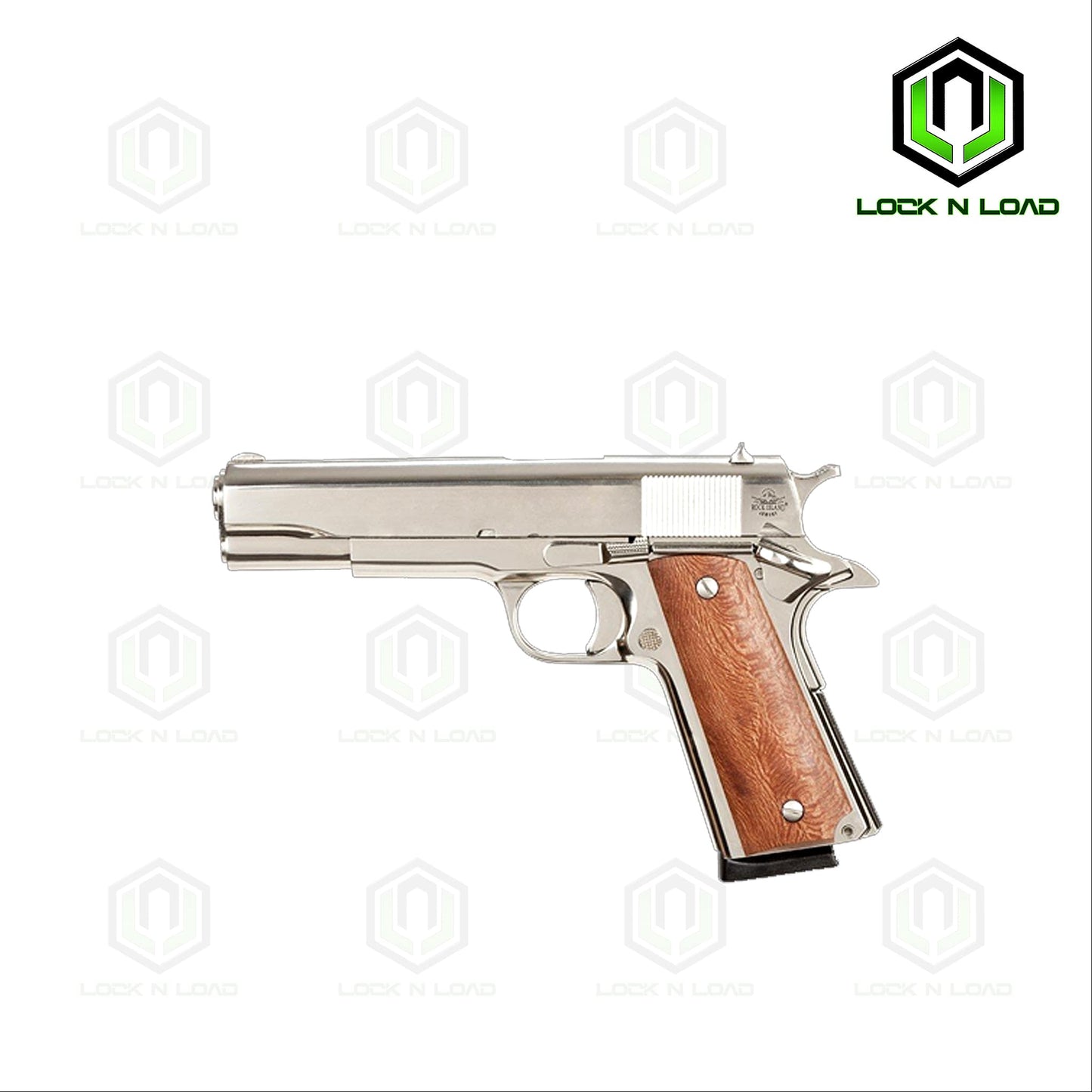 Rock Island GI Standard FS Nickel 45ACP 8rd