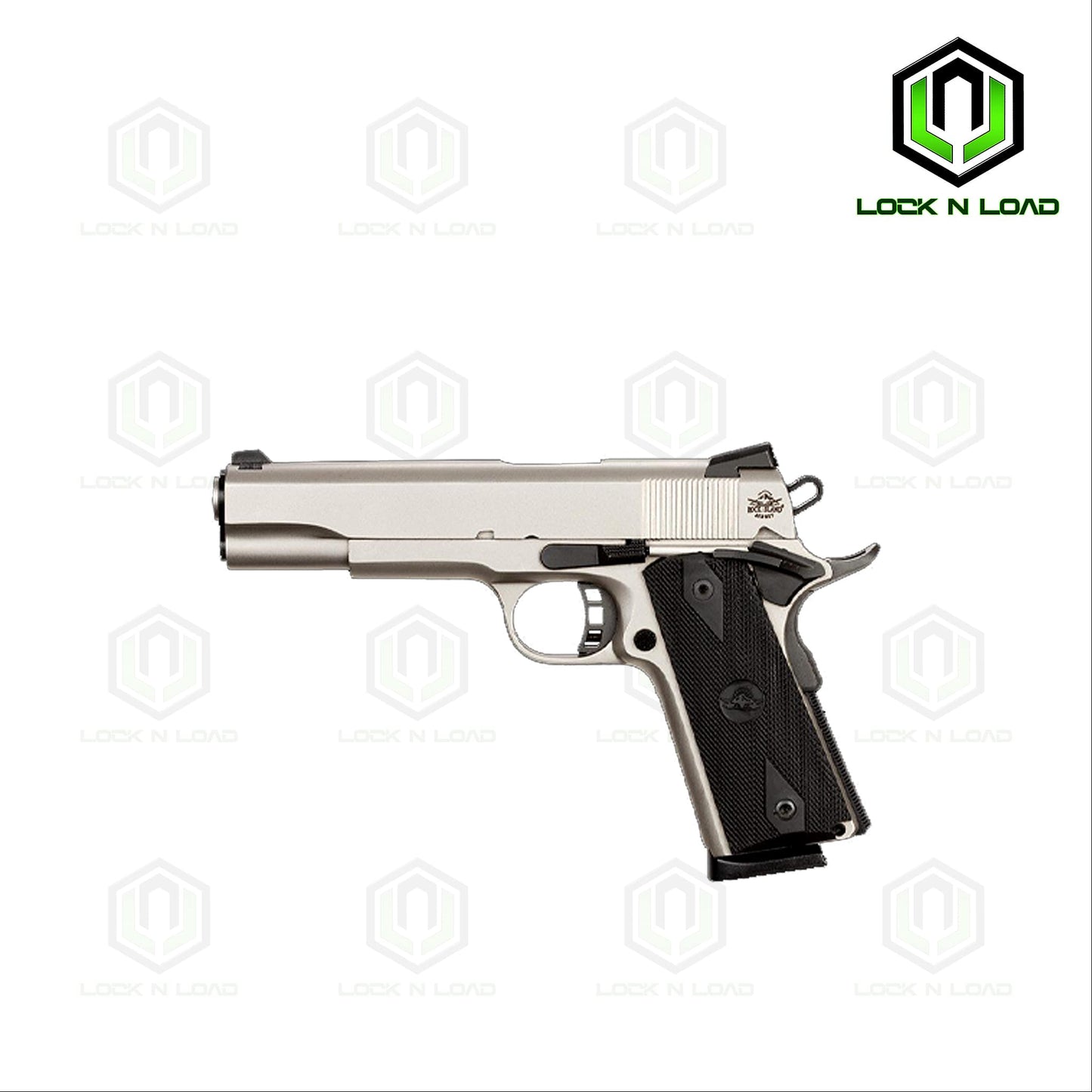 Rock Island ROCK Standard FS Matte Nickel 45ACP 8rd