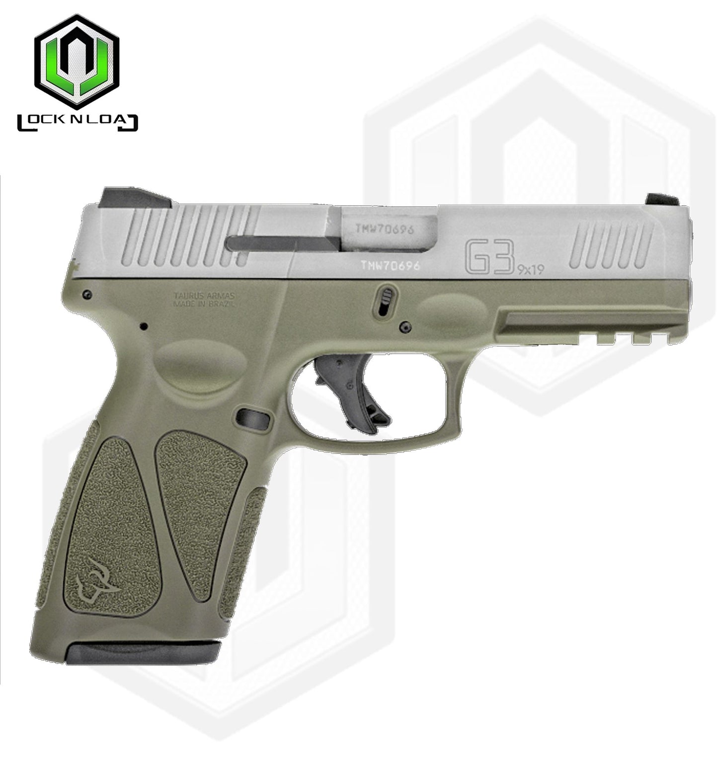 TAURUS G3 OD GREEN-STAINLESS