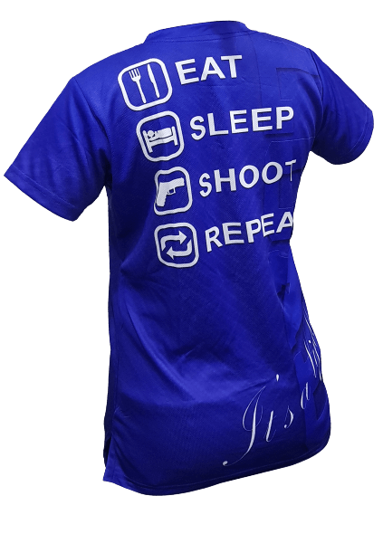 Eat, Sleep, Shoot (Blue)