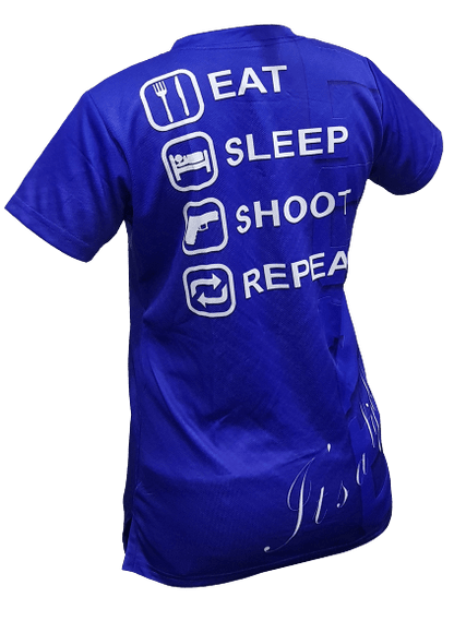 Eat, Sleep, Shoot (Blue)