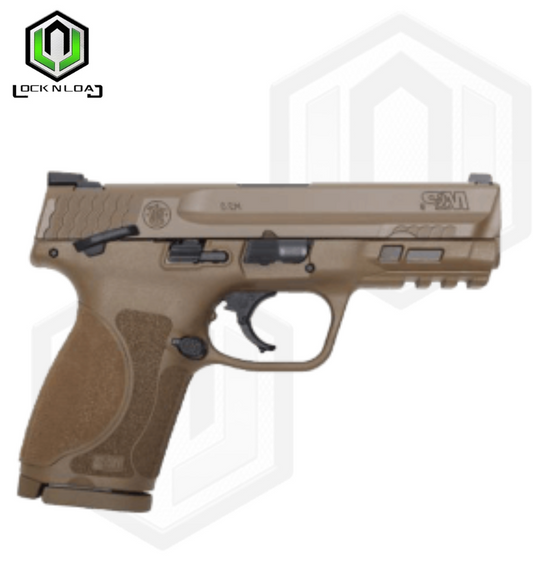 M&P 9 M2.0 4″ COMPACT FLAT DARK EARTH THUMB SAFETY